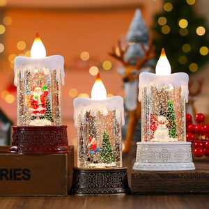 Double Garden Waterproof Christmas <b>Light</b> Battery Powered <b>LED</b> <b>Tree</b> Decoration Wind <b>Light</b> Festival Candle <b>Light</b> - Product Image 5