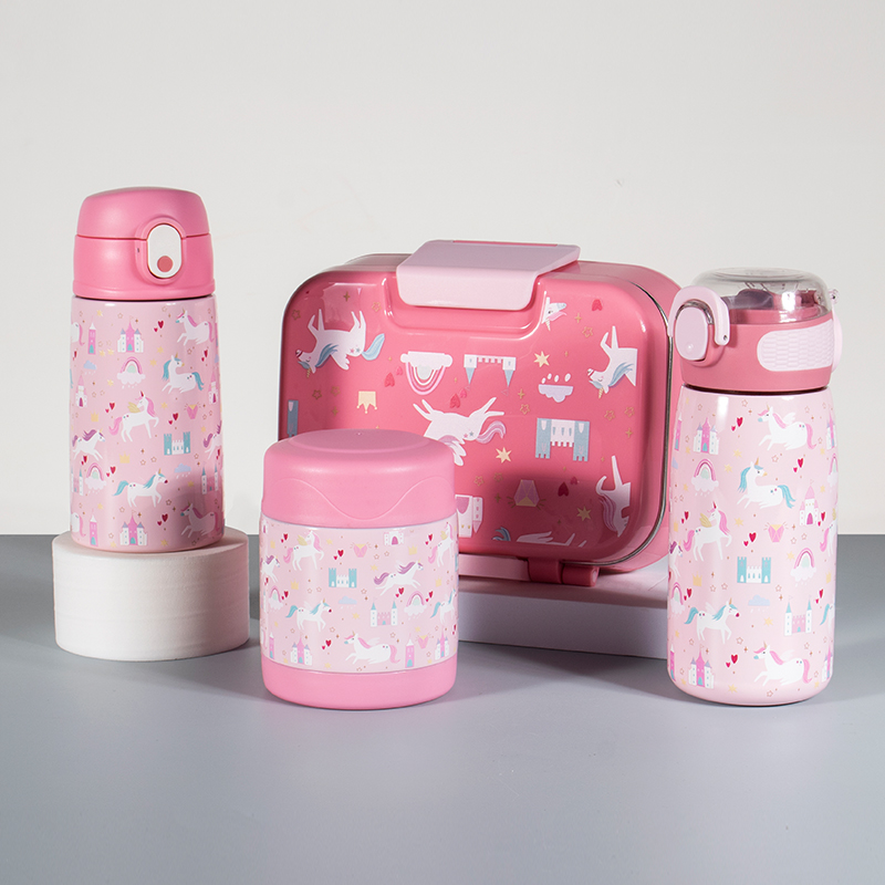lunch box with water bottle, lunch box with water bottle