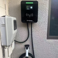 Station de recharge murale pour véhicules électriques AC 7KW 11KW 22KW avec application NBPower, carte RFID, Plug and Play pour usage domestique et extérieur