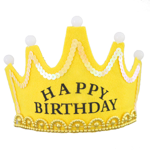 Cappello con fascia per la festa di <span class=keywords><strong>compleanno</strong></span> della principessa del re lampeggiante a led per la festa di <span class=keywords><strong>compleanno</strong></span> - Product Image 4