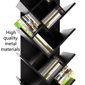 <span class=keywords><strong>Présentoir</strong></span> métallique sur pied moderne et personnalisé pour livres, bandes dessinées, autocollants et magazines, idéal pour les magasins de détail - Product Image 3
