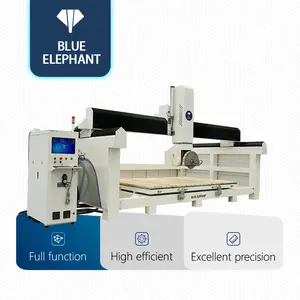 빠른 속도 대리석 돌 cnc 라우터 조각 기계 회전 장치로 석재 가구 만들기 5 축 화강암 절단 기계