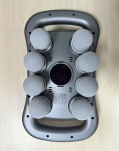 Pistola per Massaggio Multi-Testa per Cavalli con 8 Testine, Massaggiatore Portatile con 9 Modalità e 9 Livelli di Intensità, Luce Rossa - Product Image 4