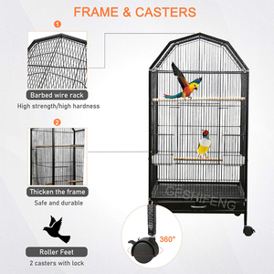 Cage de brassage pour Pigeons, nouveau produit, grandes Cages de basket-ball, animaux, Pigeons, porte-animaux en acier inoxydable, Cage à oiseaux - Product Image 3