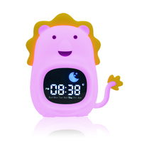 Reloj Despertador con Simulación de Amanecer y Atardecer, Luz Nocturna con Sonidos Naturales, Reloj Despertador Descriptivo para Niños, Escritorio de Estudio