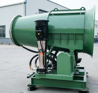 Canon à brouillard automatique 109L/min pour le contrôle de la poussière avec vent puissant pour le traitement des agrégats
