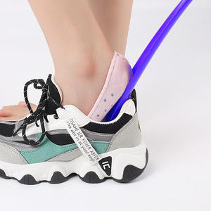 Chausse-pied extra long 16.7/42.5cm PP avec chausse-pied de couleur fluorescente pour hommes/femmes avec chausse-pied à poignée en plastique" - Product Image 2