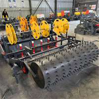 Nouvelle machine de plantation tout-en-un pour ail et oignon avec perforation de film et paillage intégré