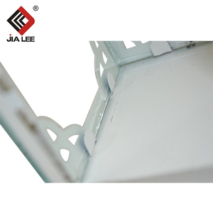 Antiguo marroquí cubierta <span class=keywords><strong>de</strong></span> metal decorativos faroles <span class=keywords><strong>de</strong></span> acero blanco boda <span class=keywords><strong>vela</strong></span> linterna - Product Image 5