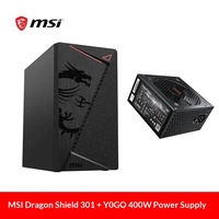 Boîtier d'ordinateur de bureau MATX Dragon Shield M301, petite taille, plaque centrale, pour jeux, usage domestique ou professionnel, neuf, sans ports frontaux