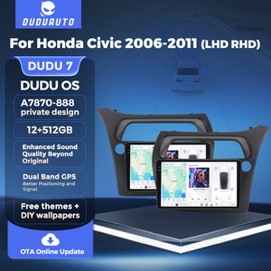 Duduauto dudu7 a7870 yl888 xe đài phát thanh đa phương tiện âm thanh Máy nghe nhạc GPS xe-chơi kép GPS DTS cho voiture Honda Civic ura 2006-2012 - Product Image 4