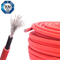 EN50618 Solar-PV-Kabel 2,5mm 4mm 6mm 10mm 16mm TÜV/CE-Zertifiziert Verzinntes Kupfer XLPEO UV-Beständig für Kommerzielle Solaranlagen