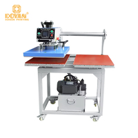 Hochpräzise 60*80cm Sublimations-Heißpresse mit Einstellbarem Druck, Infrarot-Positionierung, T-Shirt Hydraulische Doppelstation