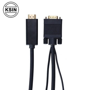 <span class=keywords><strong>VGA</strong></span> a <span class=keywords><strong>HDMI</strong></span> adaptador de <span class=keywords><strong>Cable</strong></span> de Audio <span class=keywords><strong>y</strong></span> Video convertidor macho a hembra con <span class=keywords><strong>Cable</strong></span> USB para <span class=keywords><strong>Cable</strong></span> de Audio para - Product Image 5