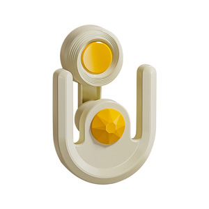 Suction Cup Wall Mounted Slipper Rack Creamy Yellow Fresh Green Elegant Purple Durable Corner Install Bathroom Storage - Product Image 5