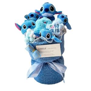 Bouquet de fleurs artificielles en peluche, jouet en peluche, poupée en tissu de dessin animé, 31 cm-50 cm, cadeau d'anniversaire, de remise de diplôme, de la Saint-Valentin 2025 - Product Image 5