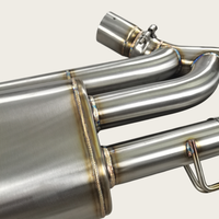 Système d'échappement Catback pour pièces automobiles, avec embouts d'échappement quadruples, tuyau d'échappement, soupape électronique et silencieux pour BMW X5 G05 50E 4.4T