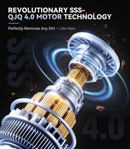 Máquina Eléctrica Automática para Limpiar y Secar Brochas de Maquillaje, Material ABS, 2 Modos, 10000 RPM, Enchufe Universal para Uso Doméstico y Comercial - Product Image 2