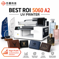 Imprimante à plat UV A2 5060 à prix d'usine, machine d'impression numérique à jet d'encre haute vitesse I3200 XP600 pour bois, verre, métal, acrylique