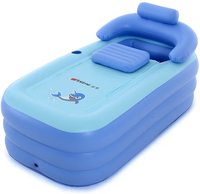 Baignoire gonflable en PVC pour bébé, récipient à usages multiples, de haute qualité, Durable, pour piscine spa, baignoire pour adulte, avec dossier, offre spéciale