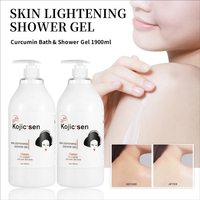 Gel Douche Éclaircissant Classique à l'Acide Kojique 1900ml pour le Corps – Grand Format pour Salons et Soins Corporels