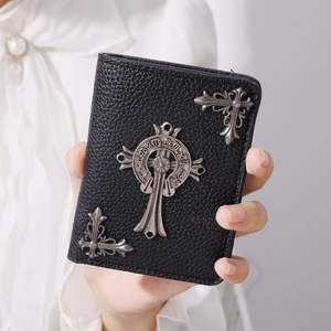 กระเป๋าสตางค์หนังลิ้นจี่ CH คุณภาพสูง ทันสมัย ใส่บัตรได้ พกพาสะดวก ใส่เหรียญได้ ป้องกันการโจรกรรม กระเป๋าสตางค์ดีไซน์เนอร์ แคตตาล็อกกระเป๋าสตางค์ - Product Image 6