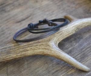 Inspire Trang Sức Dây Da Vòng Đeo Tay Có Thể Điều Chỉnh Trượt Knot <span class=keywords><strong>Surfer</strong></span> Wristband Handmade Thiết Kế Mới Unisex Quà Tặng - Product Image 2