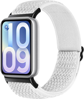 bracelet de montre élastique réglable en nylon pour xiaomi redmi watch 5 / redmi watch 4 / xiaomi smart band 9 pro / smart band