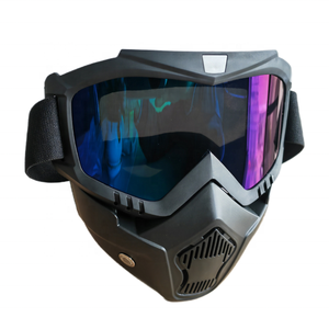पूरा चेहरा संरक्षण विरोधी कोहरे Airsoft स्की हेलोवीन सीएस खेल Cosplay मोटोक्रॉस eyewear साइकल चलाना चश्मा मुखौटा सवारी काले चश्मे शील्ड - Product Image 1