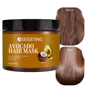 มาส์กผมอะโวคาโดและมะพร้าวออร์แกนิคคุณภาพสูง สำหรับผมเสีย บำรุงล้ำลึก เพิ่มความหนา ด้วยเคราติน - Product Image 1