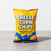 Vente directe d'usine, emballage personnalisé vide, thermoscellage, soudure au milieu, soudure arrière, sac en plastique pour biscuits, pommes de terre, bonbons, fromage, chips de maïs