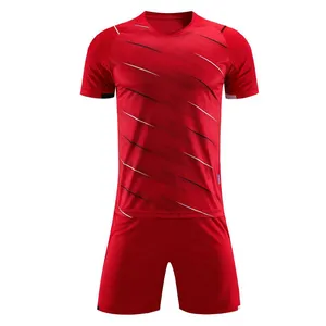 100% Polyester Breathable comfortable high quality OEM Football Training Wholesale Blank Soccer Uniforms