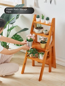 <span class=keywords><strong>Chaise</strong></span> d'échelle pliante multifonctionnelle moderne réglable pour la maison Échelle d'escalade mobile d'intérieur Tabouret à double usage Livraison gratuite - Product Image 3