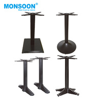 Pieds de Table en fonte ronde, 2 pièces, fabrication de meubles de maison, support de Table à manger