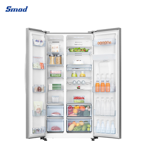Réfrigérateur côte à côte en acier inoxydable de 578 L avec distributeur d'eau et système de ventilation - Product Image 2