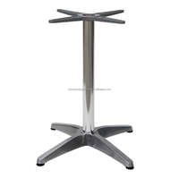 Vente en gros Jardin Restaurant Patio Bistro Salle à manger Table basse Pied de table en aluminium
