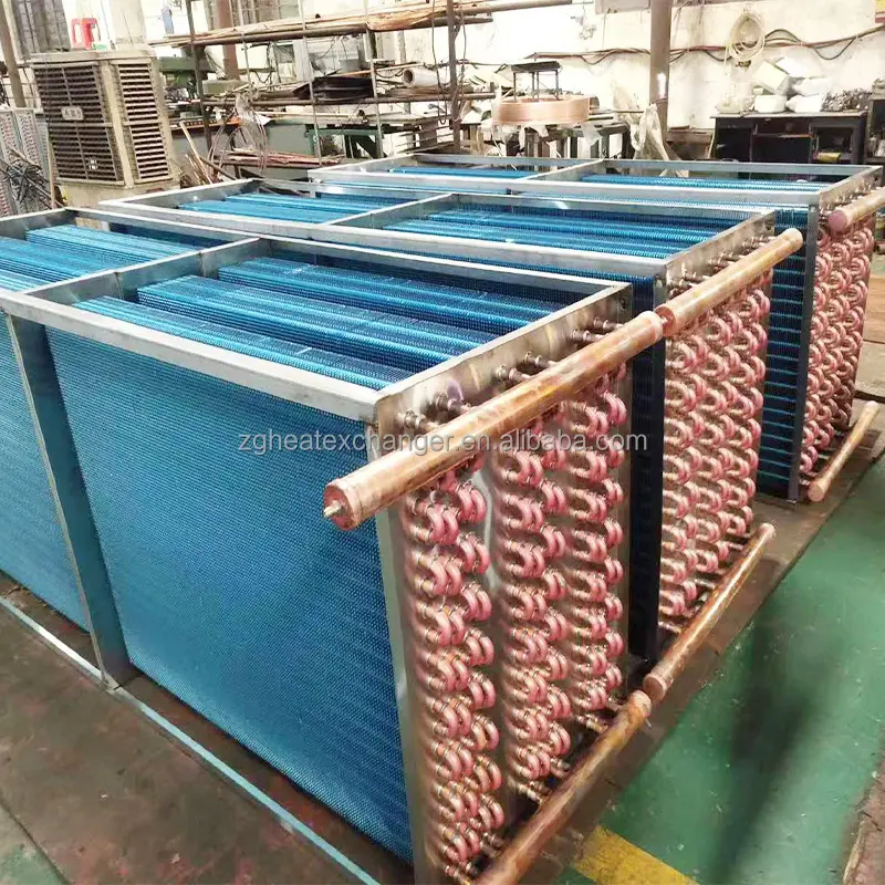 ZhongGu Finned Type Refrigeration Evaporator Coil For Central Air Conditioner