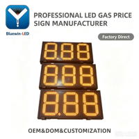Layar Tampilan Harga Bahan Bakar LED 12 Inci untuk Produk Bensin 91 95 dan Solar