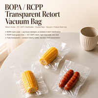 Sac de conservation des légumes en nylon transparent double couche de qualité alimentaire, sac de scellage thermique, sac d'emballage sous vide, impression en héliogravure