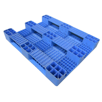 Palés de plástico de Parte superior plana con tubos de acero almacenamiento en frío palé de plástico higiénico