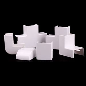 Accesorios <span class=keywords><strong>de</strong></span> Canalización <span class=keywords><strong>de</strong></span> <span class=keywords><strong>PVC</strong></span> Resistentes al Fuego y a la Combustión, Venta al por Mayor <span class=keywords><strong>de</strong></span> Fábrica, con Conector Blanco y Diseño Ranurado - Product Image 3