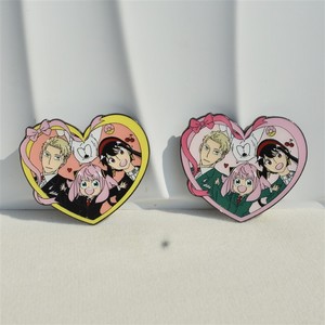 Spilla/Badge Anime da 5 cm in lega, imitazione smalto, con Anya <span class=keywords><strong>Forger</strong></span>, per decorazione di cancelleria e gioielli - Product Image 5
