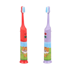 Cepillo <span class=keywords><strong>de</strong></span> Dientes Eléctrico Kalwel para Niños, con Diseño <span class=keywords><strong>de</strong></span> Dibujos Animados, Mango Delgado, Cerdas Suaves, Cabezal Intercambiable, Controlado por Aplicación y Funciona con Batería - Product Image 1