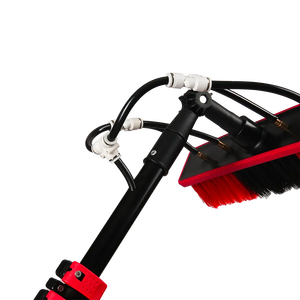 Carbone 10/15m alimenté en eau poteau <span class=keywords><strong>télescopique</strong></span> poteau de nettoyage de fenêtres avec brosse facile à utiliser nettoyeur de <span class=keywords><strong>vitres</strong></span> brosse de nettoyage de panneau solaire - Product Image 2