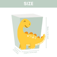 Xieli Décorations de fête sur le thème des animaux Conteneur de nourriture en papier Boîte à pop-corn à motif de dinosaure