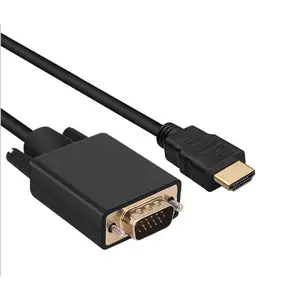 Ses 1.8 HDMI ile toptan HDMI kablosu m VGA PC bilgisayar HD VGA kablosu