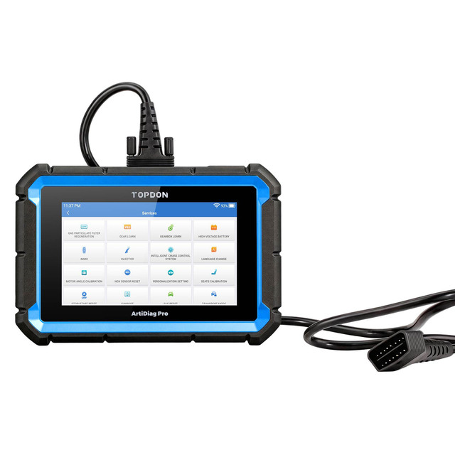 TOPDON ArtiDiag Pro/Pro v2.0 OBD2 Scanner Diagnostic Tool with ECU Coding 35+ Services FCA SGW, Can FD DoIP/All System Diagnosis