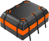 Sac de toit de voiture pliable en PVC avec logo personnalisé de 15 pieds cubes pour le voyage et le camping