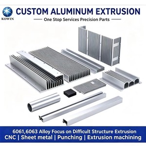 Profilés de porte et de fenêtre en <span class=keywords><strong>aluminium</strong></span> extrudé de la série 6000 avec services de pliage, de découpe et de soudage - Product Image 4