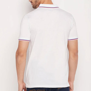 เสื้อโปโลผ้าถักสีพื้นแบบสวมใส่สบาย ระบายอากาศได้ดี ทรงปกติ ขายเสื้อโปโลแขนสั้นผ้าฝ้ายสีพื้น ระบายอากาศได้ดี - Product Image 2
